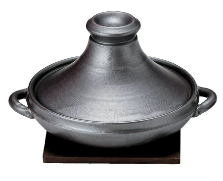 楽天市場】南蛮タジン鍋（小）焼杉板付【萬古焼】[ヘルシー 蒸し料理