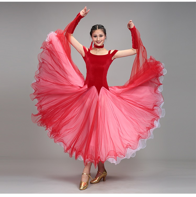 楽天市場】レディース 社交ダンス衣装 モダンドレス ラテンダンス