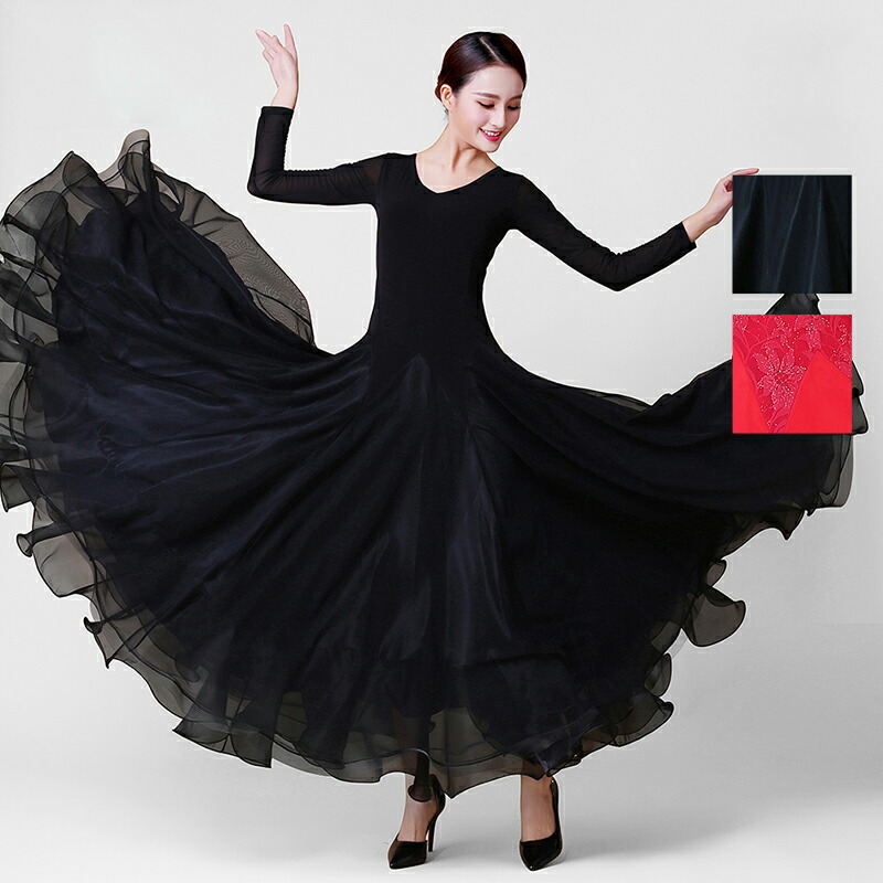 楽天市場】社交ダンス 衣装 モダンドレス ワルツダンス パーティー
