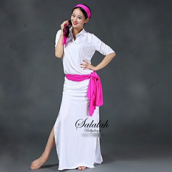 楽天市場】サイーディドレス ホワイト3点セット ベリーダンス 衣装