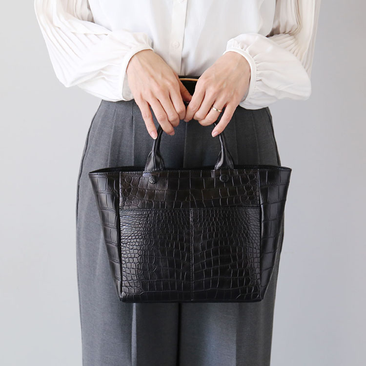 楽天市場】【5%オフクーポン】クロコダイル トートバッグ レディース