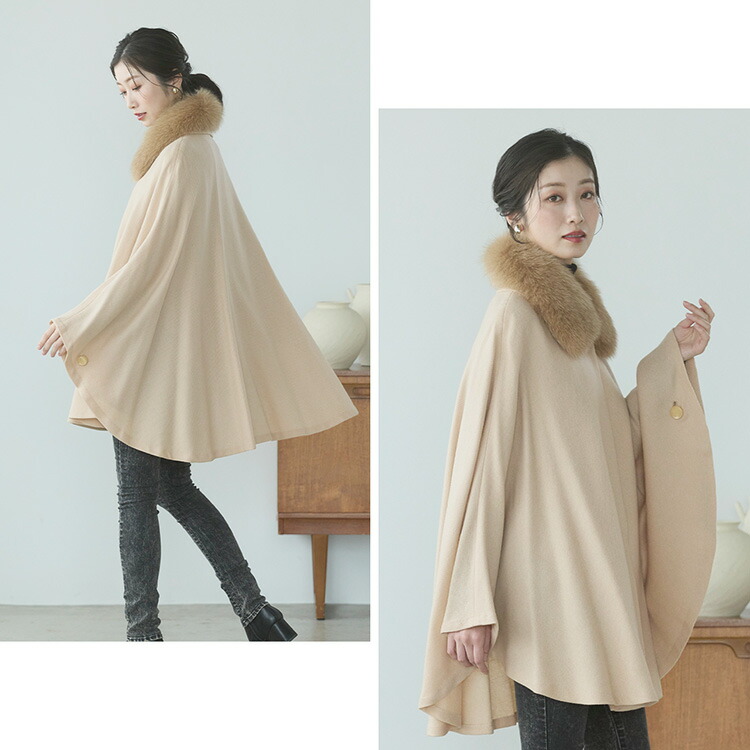 楽天市場】【10%offクーポン】ケープ カシミヤ 100% ポンチョ 軽量 弱