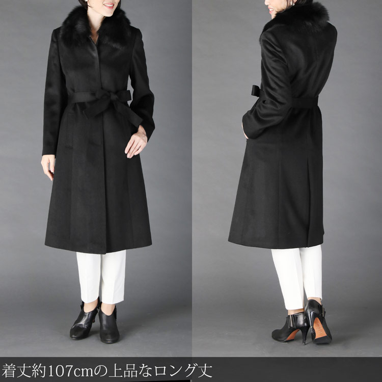 楽天市場】【10%offクーポン】カシミヤ コート レディース 100