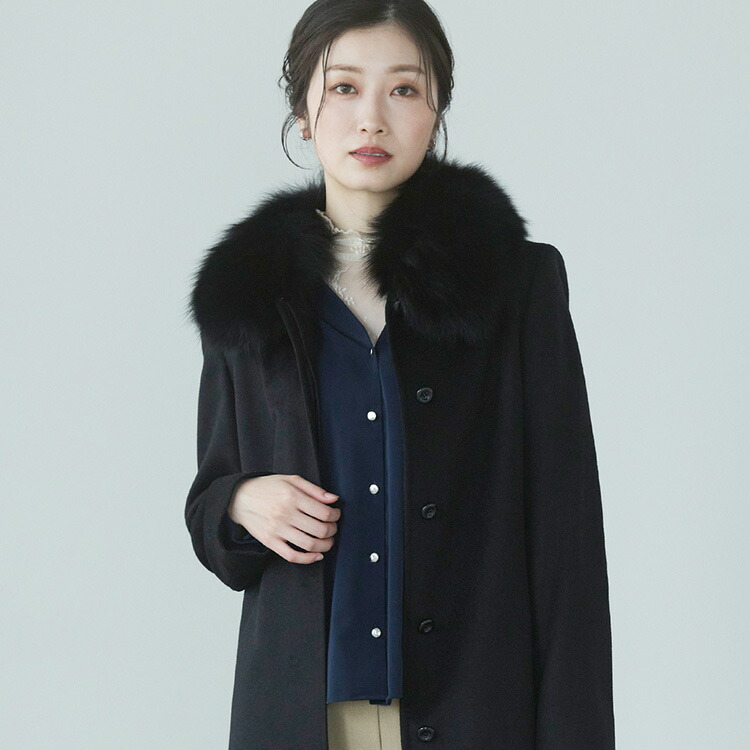 楽天市場】【10%offクーポン】カシミヤ ロング コート レディース