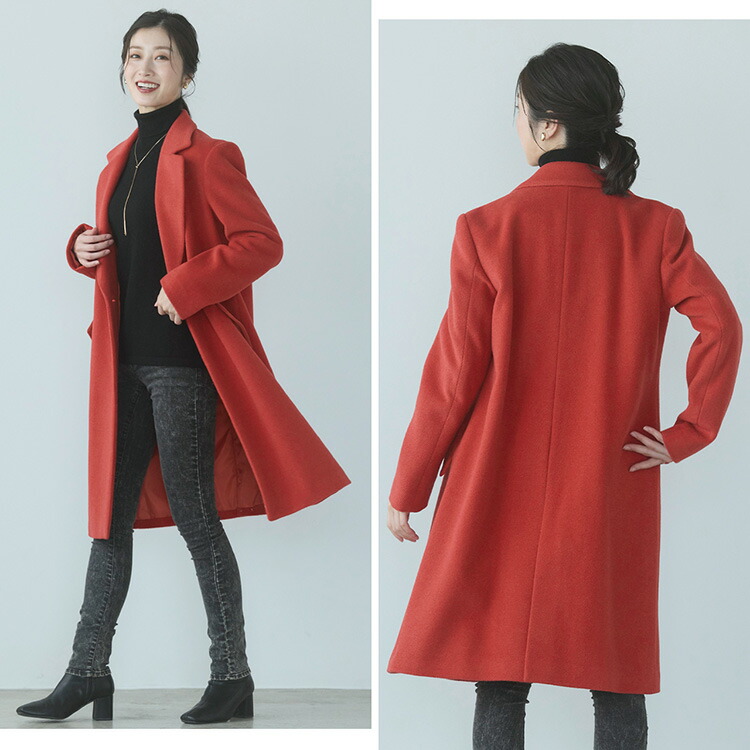 楽天市場】【10%offクーポン】チェスターコート アンゴラ ウール混