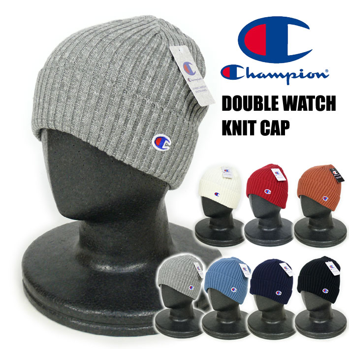 楽天市場】Champion チャンピオン ダブルワッチ ニットキャップ 帽子