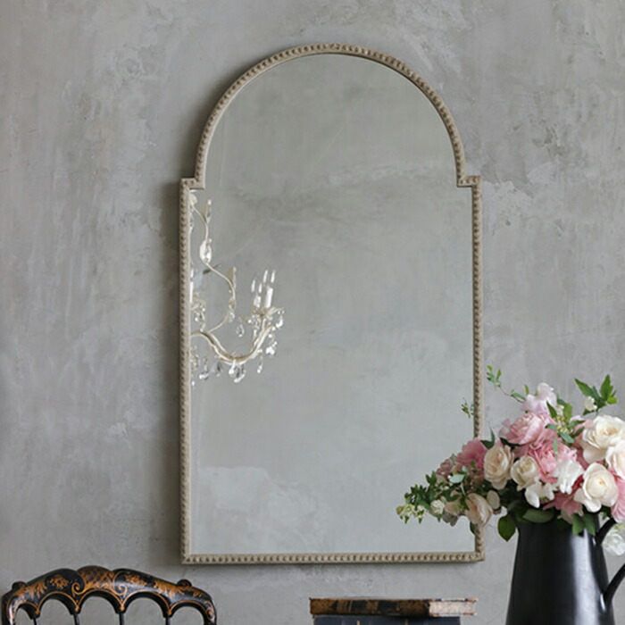 楽天市場】ミラー Sophie // 鏡 壁掛け ベージュ ナチュラル