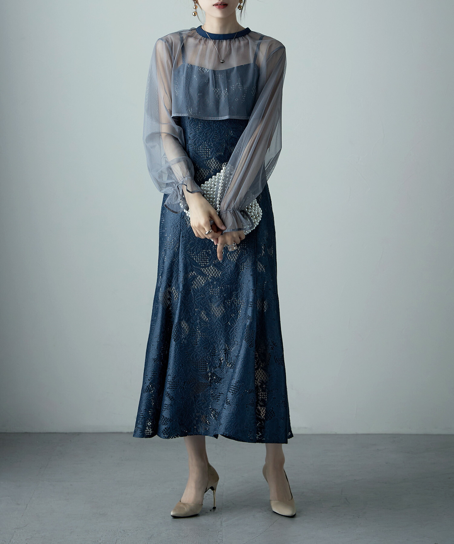 楽天市場】3wayシフォンボレロ&レースキャミドレス ワンピース ワンピ