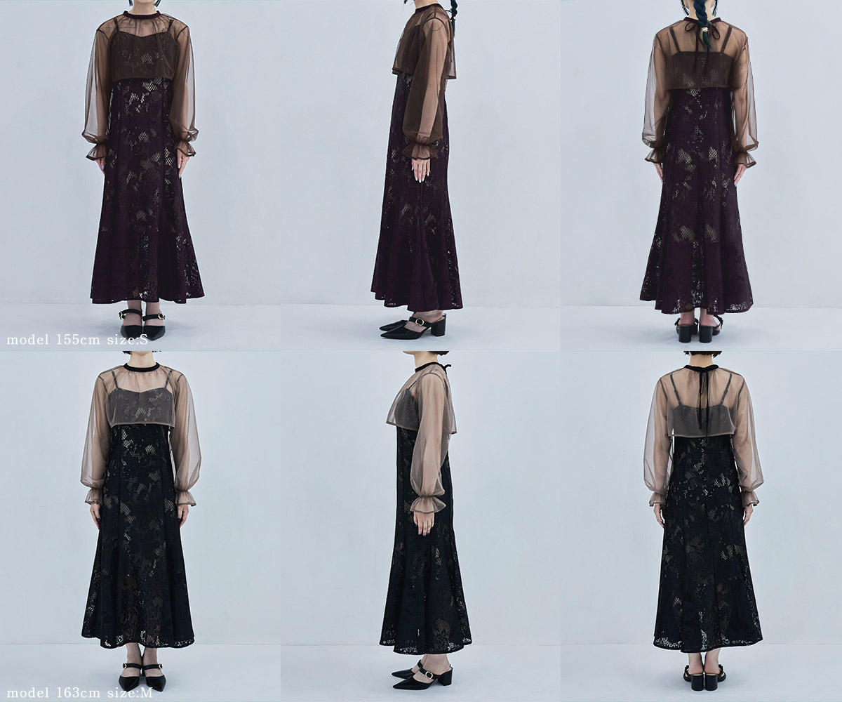 楽天市場】3wayシフォンボレロ&レースキャミドレス ワンピース ワンピ