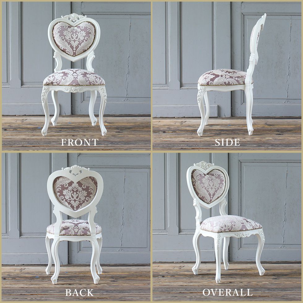 楽天市場】姫系 家具 ロココ 調 アンティーク 風 チェア 猫脚 ハート