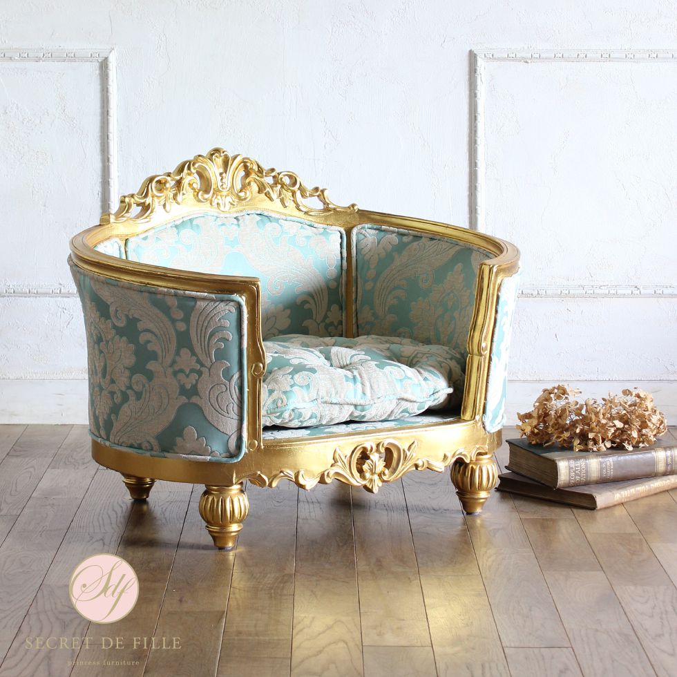 楽天市場】キッズ ペット ドール チェア ソファ 姫系 ロココ