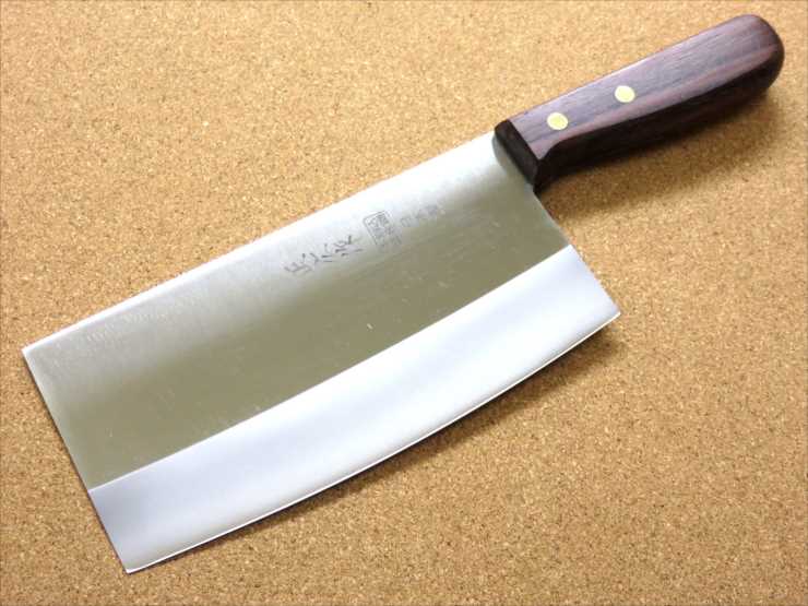 楽天市場】関の刃物 中華包丁 17.5cm (175mm) 正広 角小型 薄口 本割込