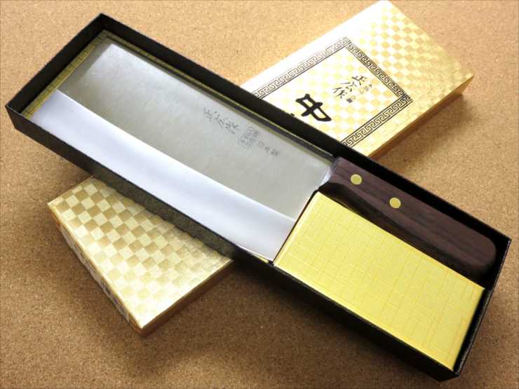 楽天市場】関の刃物 中華包丁 17.5cm (175mm) 正広 角小型 薄口 本割込