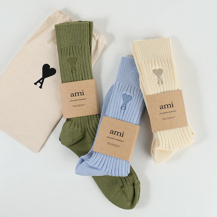 楽天市場】AMI ALEXANDRE MATTIUSSI AMI DE COEUR アミパリス ソックス