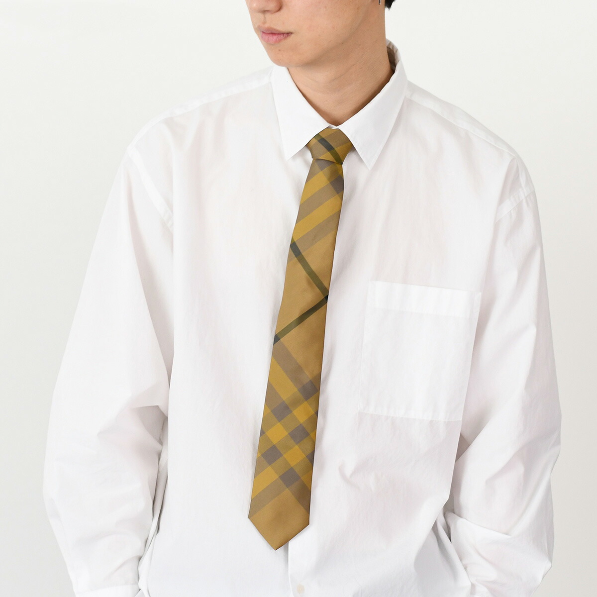 楽天市場】BURBERRY バーバリー ネクタイ チェック シルク 8083490