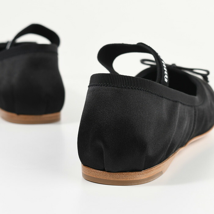 楽天市場】MIU MIU ミュウミュウ シューズ バレエシューズ サテン