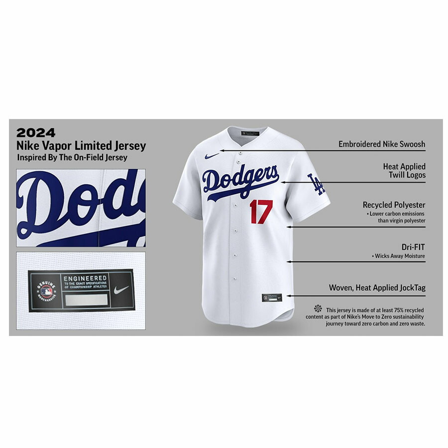 楽天市場】MLB 大谷翔平 ドジャース ユニフォーム リミテッド Player