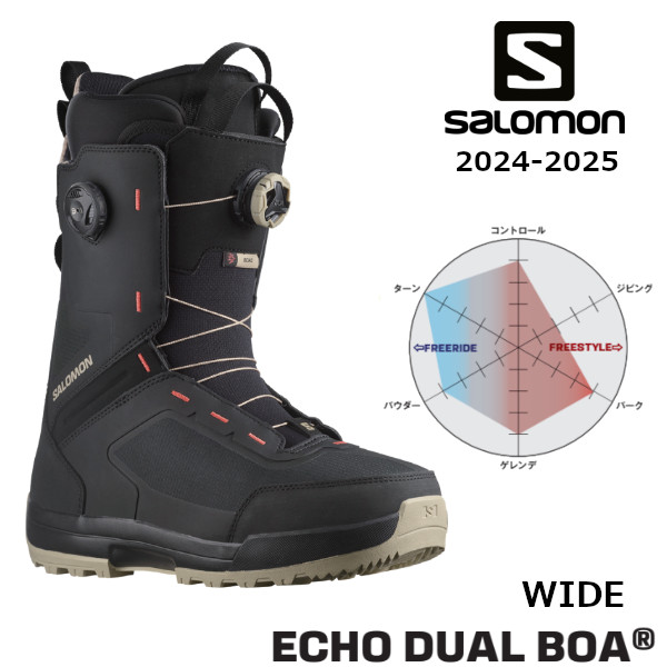 楽天市場】24-25 SALOMON サロモン ECHO DUAL BOA WIDE エコー