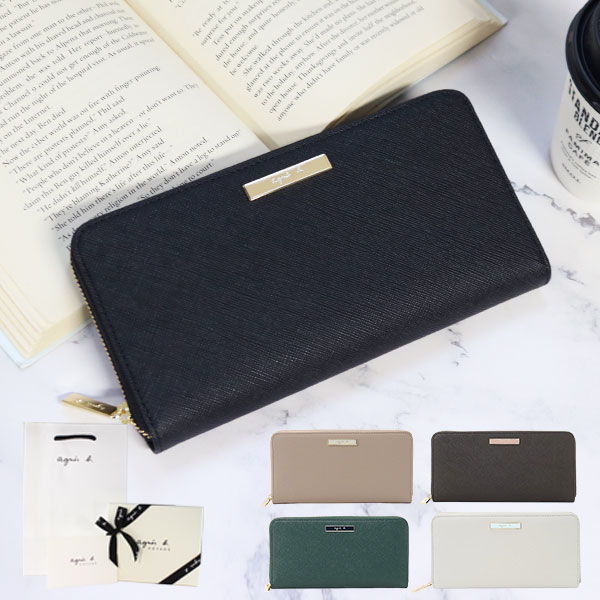 楽天市場】アニエスベー 財布 agnesb.VOYAGE ファスナー長財布