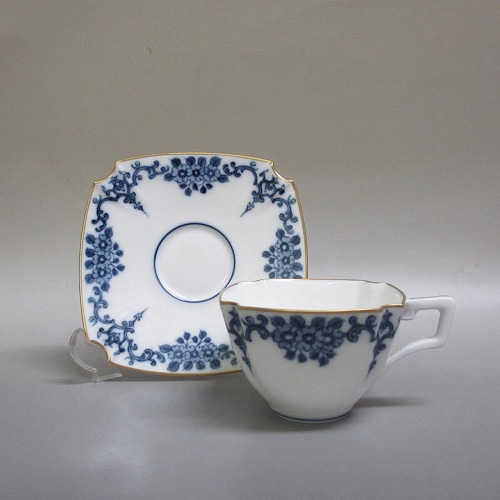 大倉陶園エンプレスローズ プレート6枚セット瑠璃