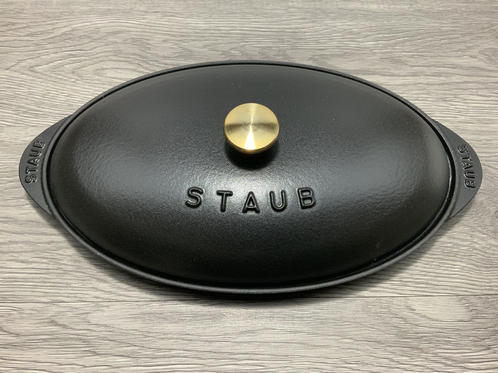 楽天市場】STAUB フィッシュ ホットプレート 31センチ 黒 シャロー