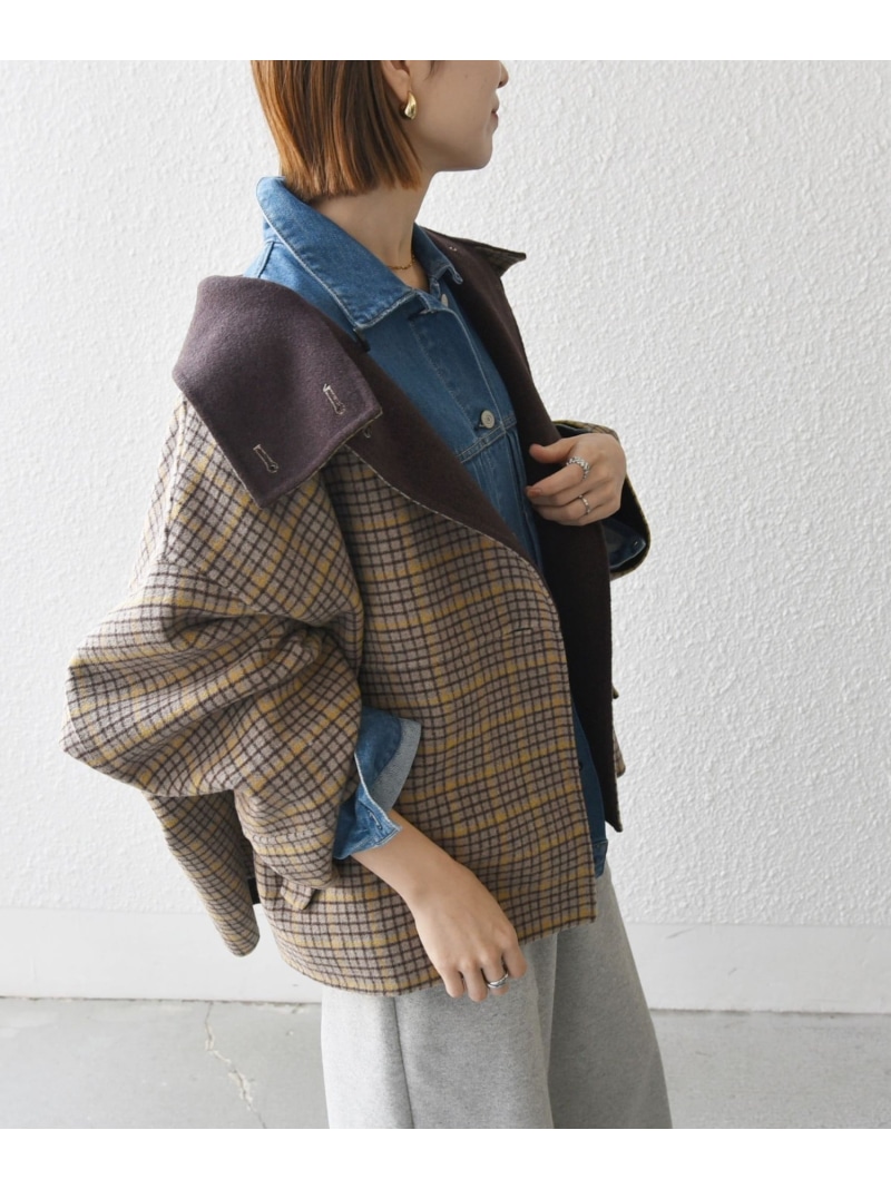 楽天市場】【WEB限定】SHIPS any: リバー スタンドカラー ポンチョ