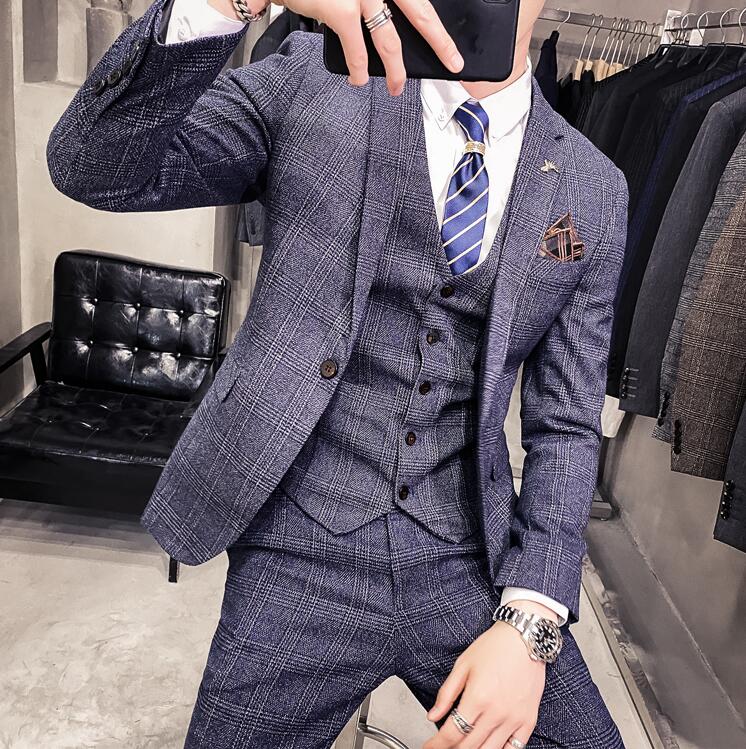 楽天市場】【2000円OFF!! 送料無料】メンズスーツ チェック柄