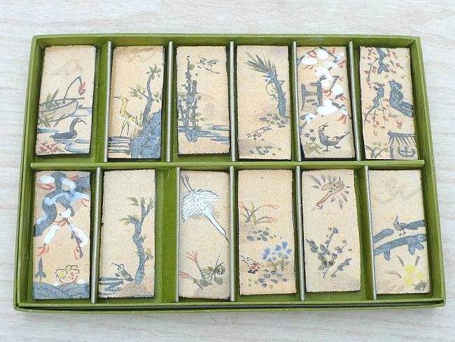 楽天市場】京焼 清水焼 乾山花鳥十二月箸置き揃え : 京焼清水焼専門店