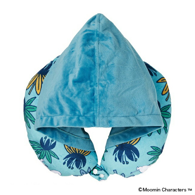 楽天市場】MOOMIN ムーミン ムーミンピロー フード付きネックピロー