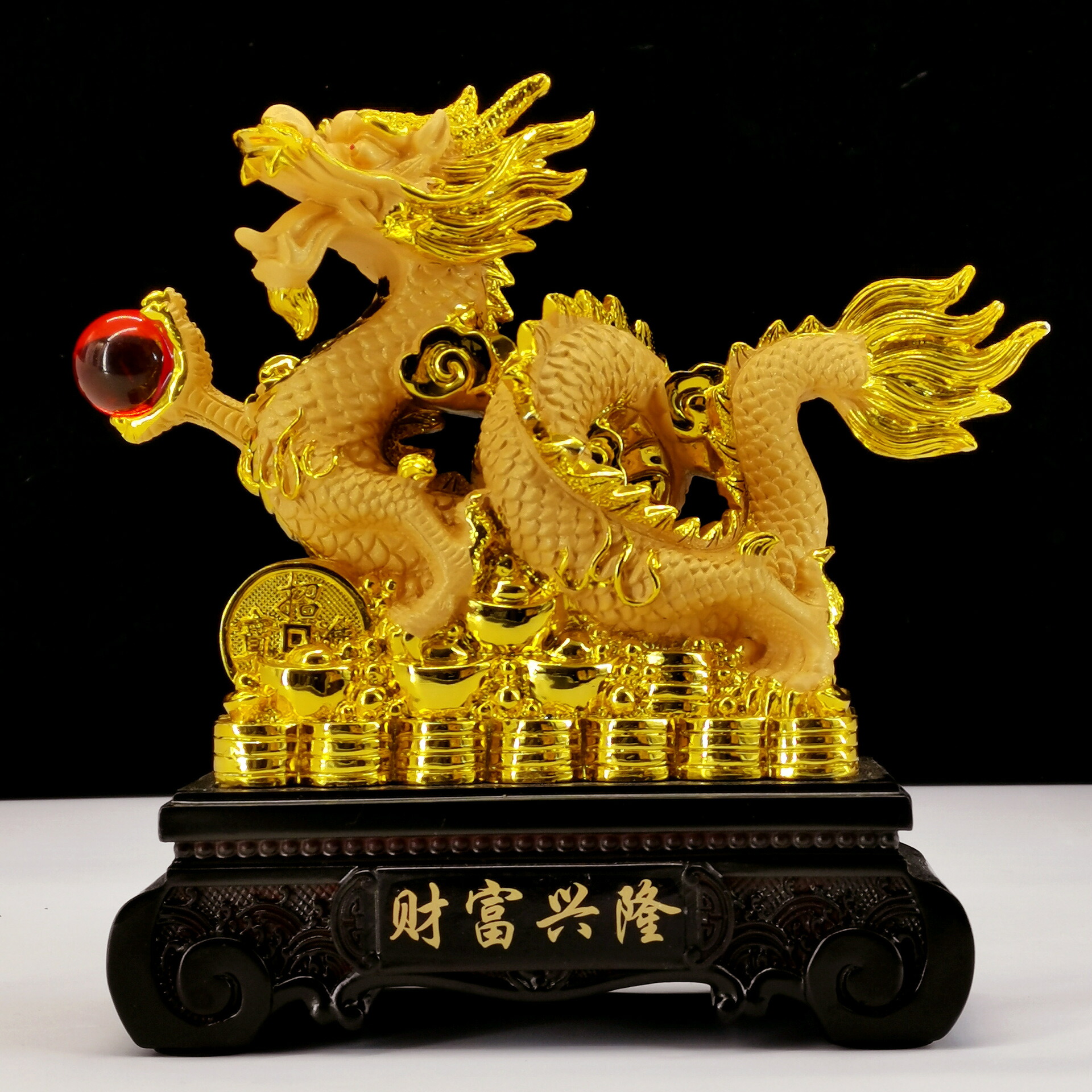 楽天市場】龍の置物昇運金龍風水グッズ 精緻な細工の美しさ、時間が
