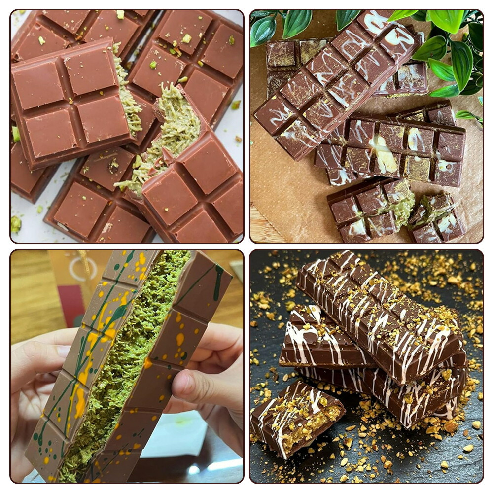 楽天市場】☆楽天1位☆チョコレート型 板チョコ型 ドバイチョコレート