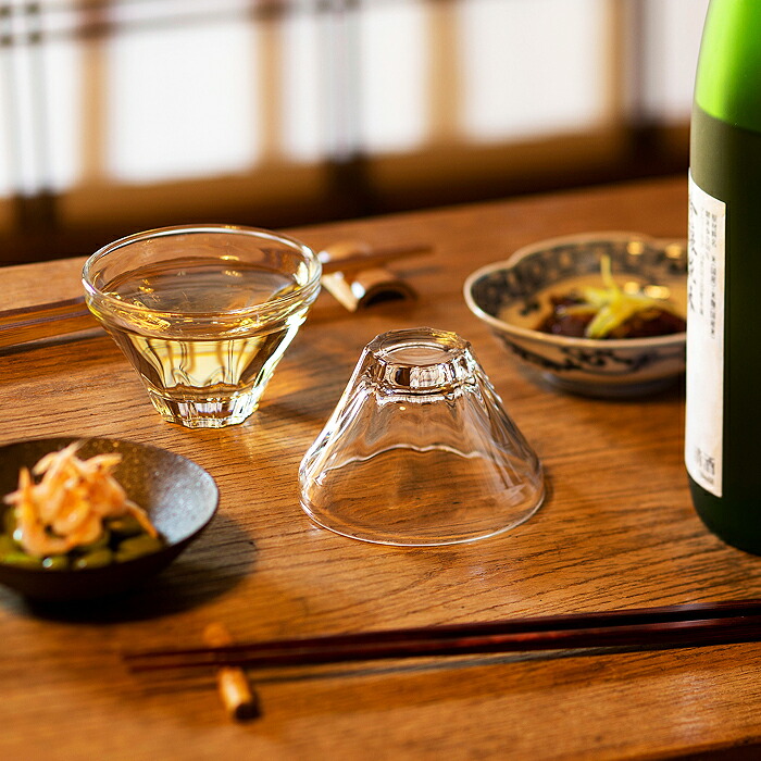 義山 懐石杯 酒盃 珍味入れ 籠目 ガラス 酒器 6個セット 義