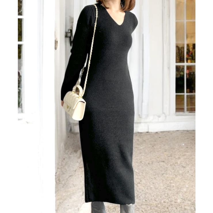 楽天市場】JULIA BOUTIQUE Vネックニットワンピース/24676 ワンピース