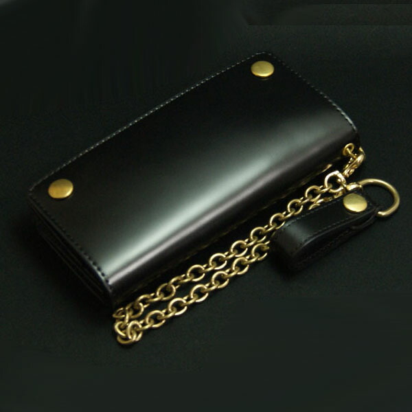 楽天市場】トラッカーウォレット【革の宝石 姫路コードバン ブラック