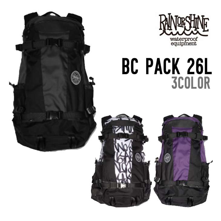 RAIN OR SHINE レインオアシャイン BC PACK 26L