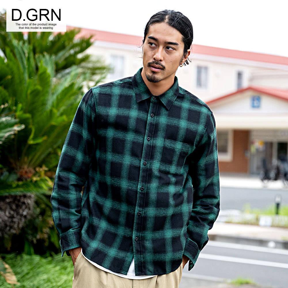 楽天市場】ネルシャツ メンズ チェックシャツ シャツ 長袖 長袖シャツ