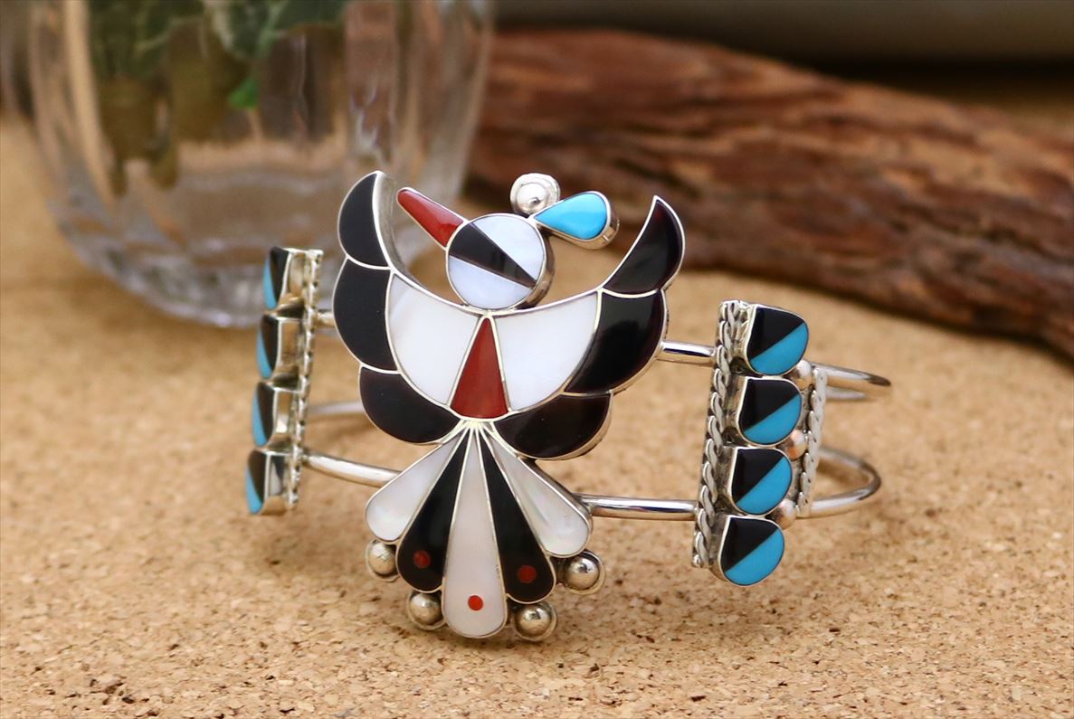 楽天市場】インディアンジュエリー ズニ族 サンダーバード 雷鳥