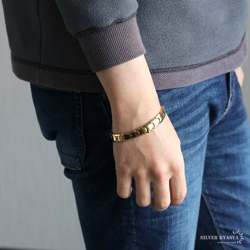 楽天市場】タングステン 傷つかない 磁気ブレスレット メンズ