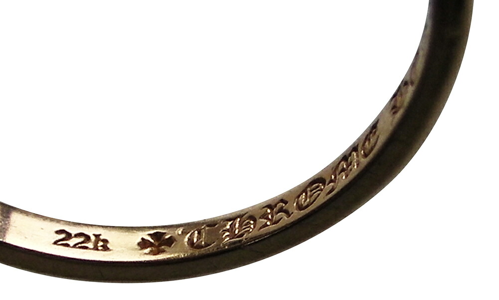 楽天市場】CHROME HEARTS 22K 3 STARS BUBBLEGUM RING クロムハーツ
