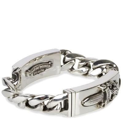 楽天市場】CHROME HEARTS DOUBLE ID BRACELET ロムハーツ ダブルID