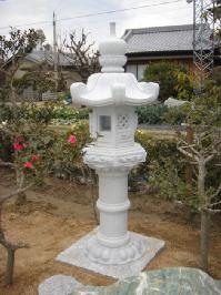 楽天市場】【重量物商品】【営業所止め】春日灯篭（6尺)御影石日本