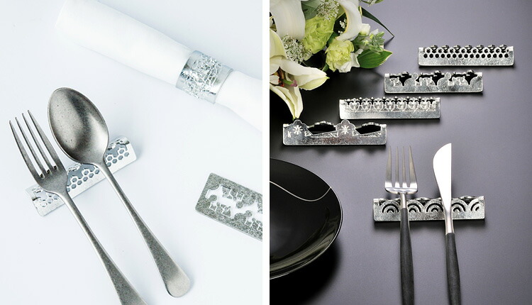 楽天市場】【500円OFFクーポン】能作 カトラリーレスト「吉祥紋」 5個