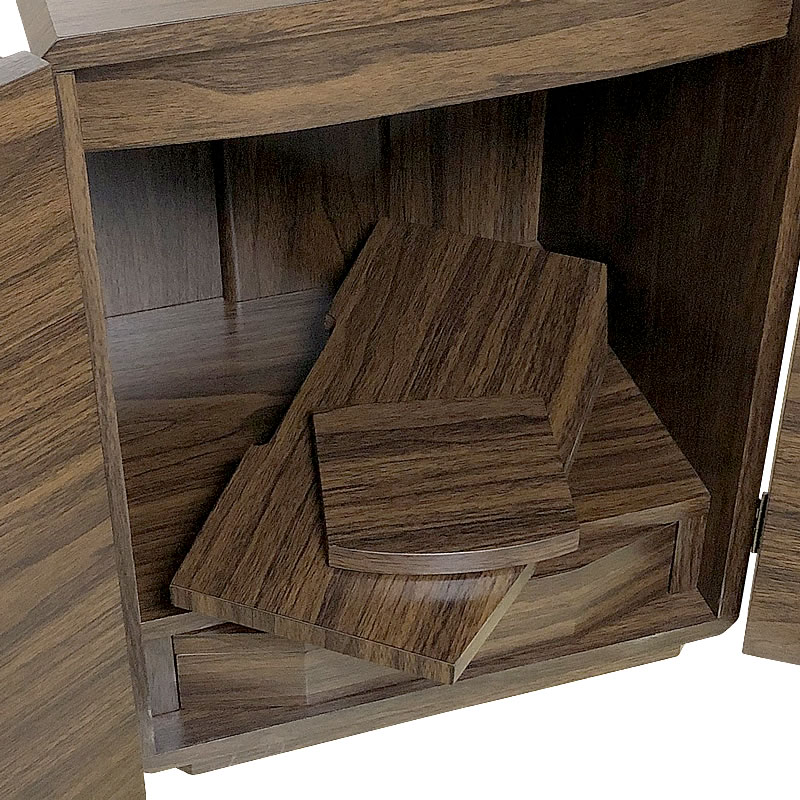 楽天市場】【13号 ミニ仏壇 名月】タモ ナチュラル ウォールナット 上