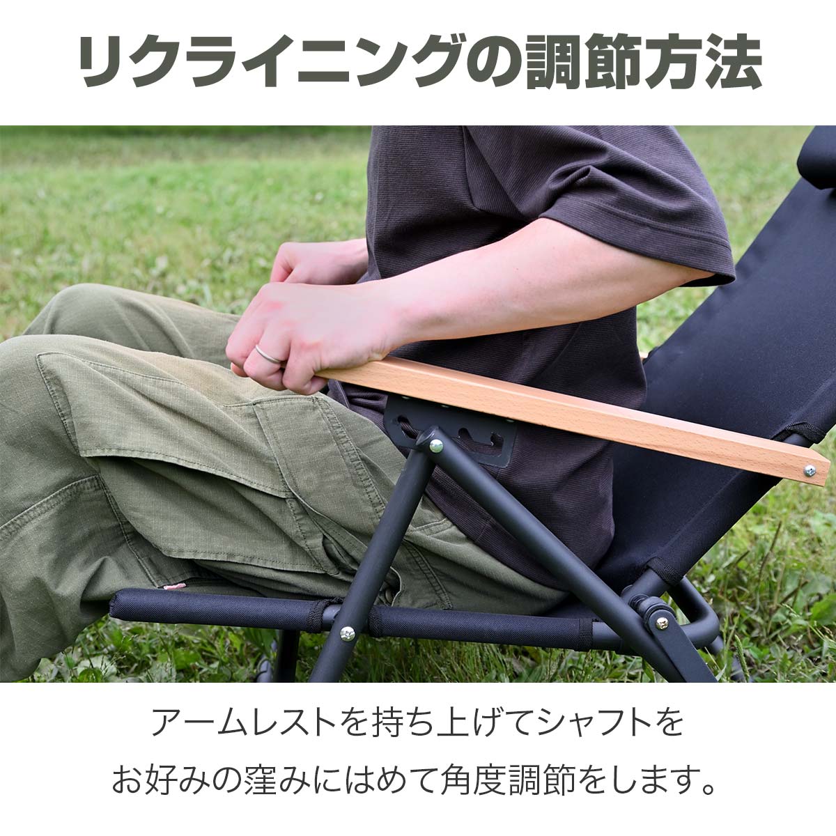 楽天市場】【楽天1位】アウトドア チェア ローチェア リクライニング