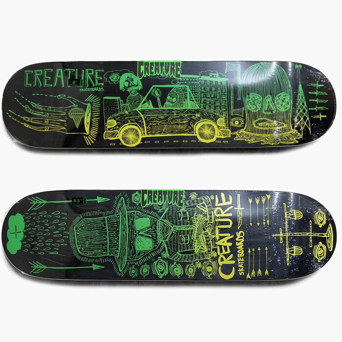 楽天市場】【スケボー デッキ 8.0 8.5】CREATURE MAGIC HANDS