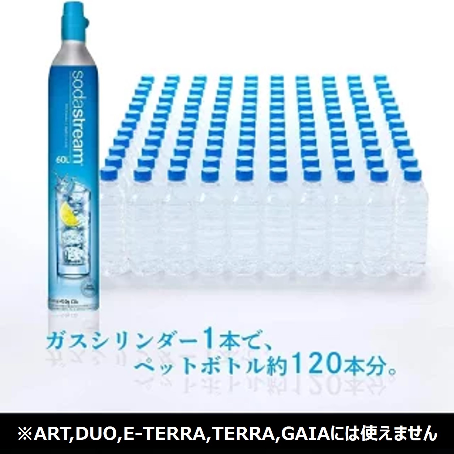 楽天市場】【新規用】ソーダストリーム 専用ガスシリンダー 60Lx2本