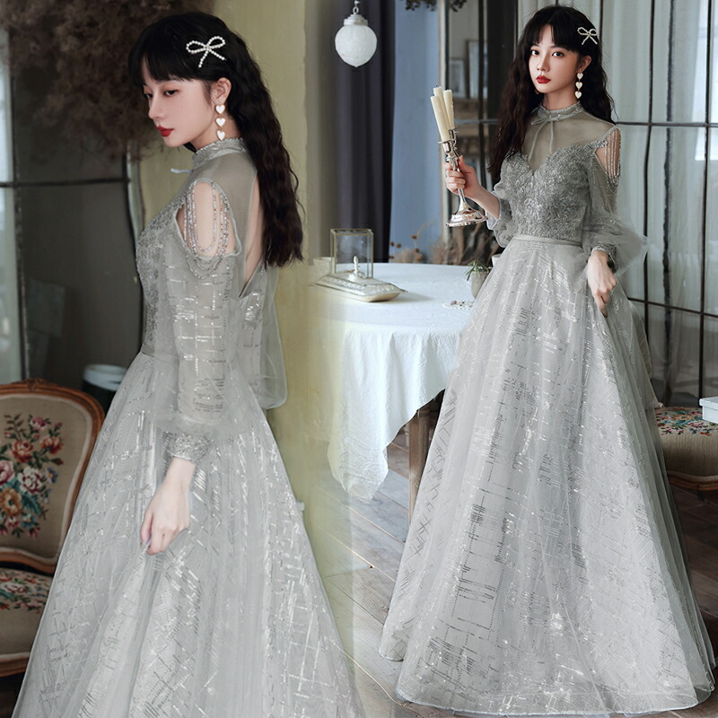 楽天市場】カラードレス ファスナー パーティードレス フォーマル