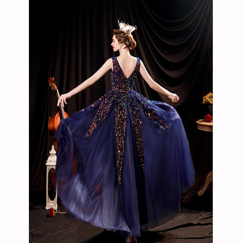 楽天市場】カラードレス パーティードレス 演奏会 発表会 イブニング