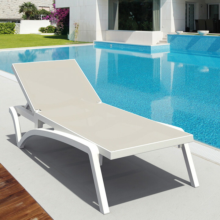 楽天市場】サンラウンジャー サンベッド 5段階 リクライニング 「SE