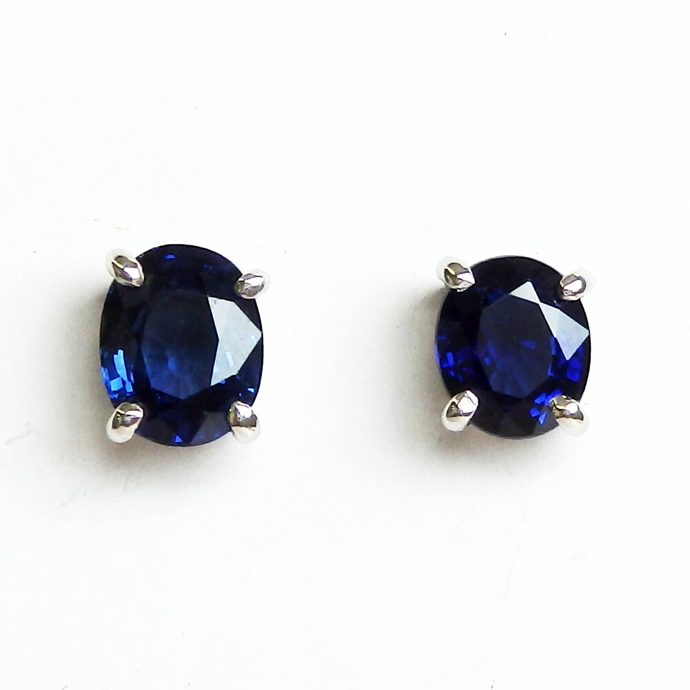 楽天市場】【ポイント10倍 お買い物マラソン】K18WG サファイア ピアス